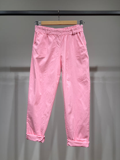 Pantalon Jegging Taille Élastique Coupe Ballon 95% Viscose
