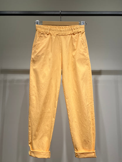 Pantalon Jegging Taille Élastique Coupe Ballon 95% Viscose