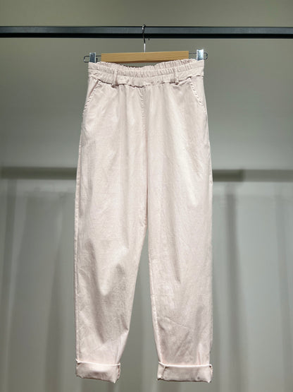 Pantalon Jegging Taille Élastique Coupe Ballon 95% Viscose