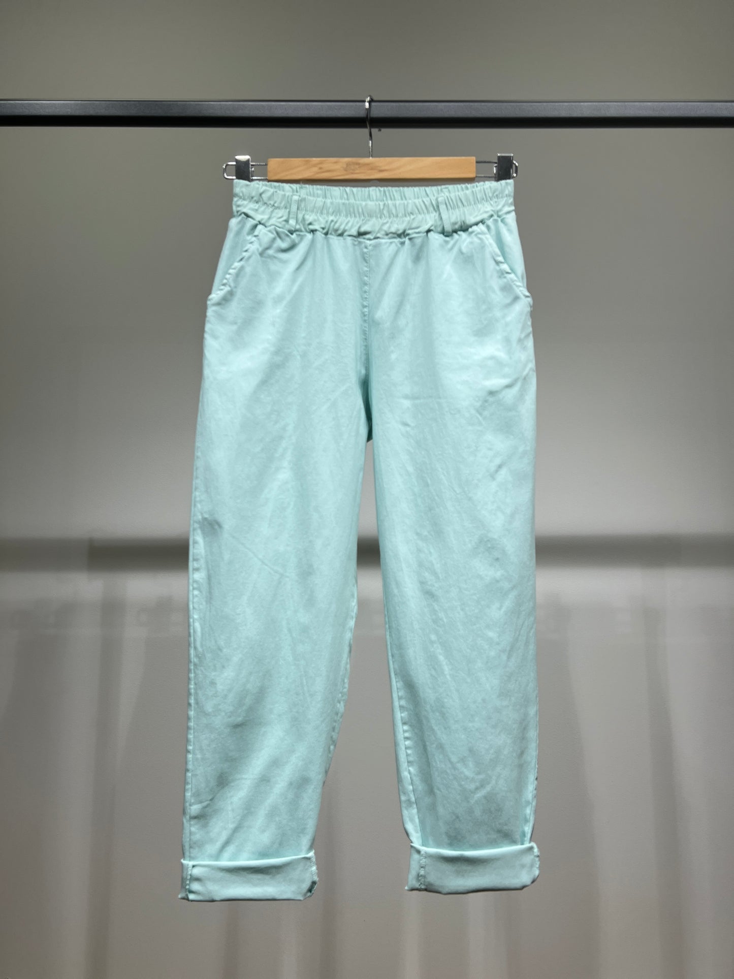 Pantalon Jegging Taille Élastique Coupe Ballon 95% Viscose