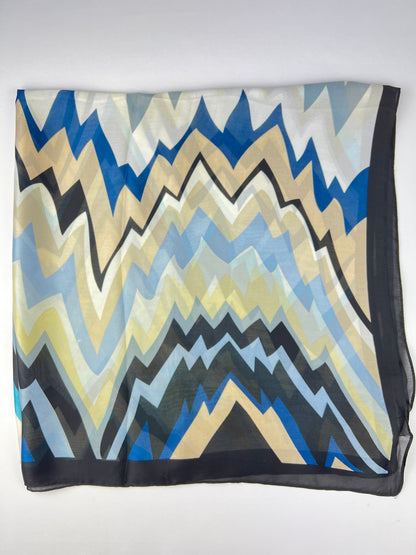Foulard Motif Géométrique Abstrait 90x180cm