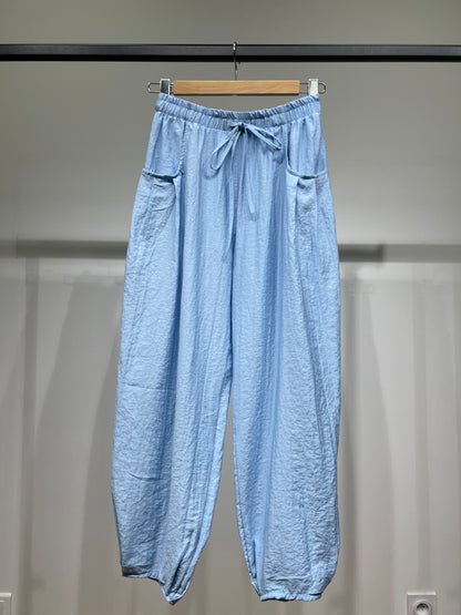 Pantalon Léger Élastique Cordon De Serrage 100% Viscose