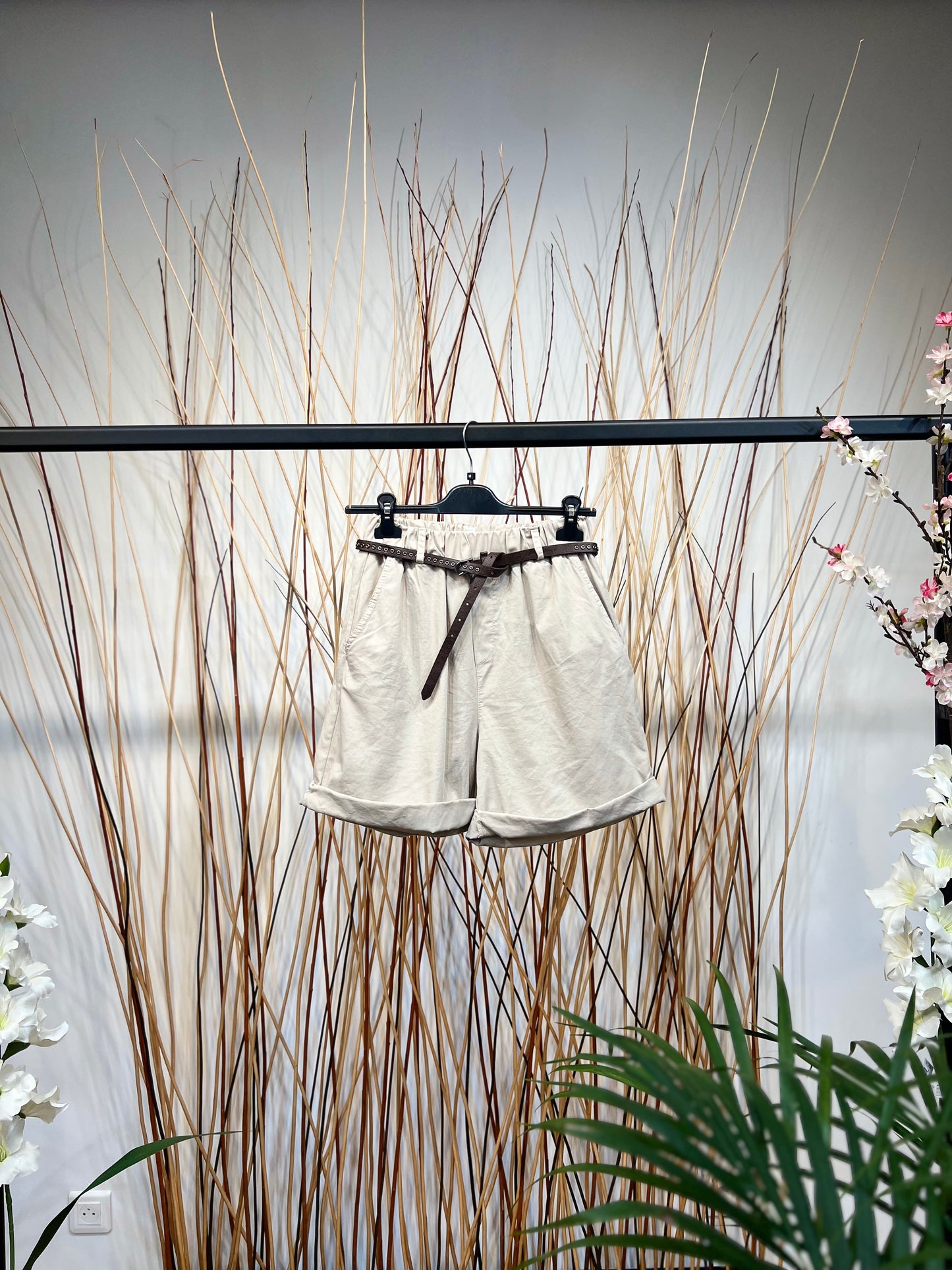 Short Chino Coupe Large  Taillé & Ceinture
