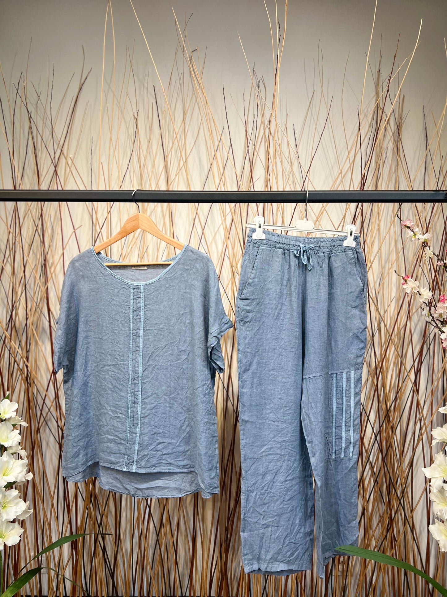 Ensemble Tunique & Pantalon 100% Lin