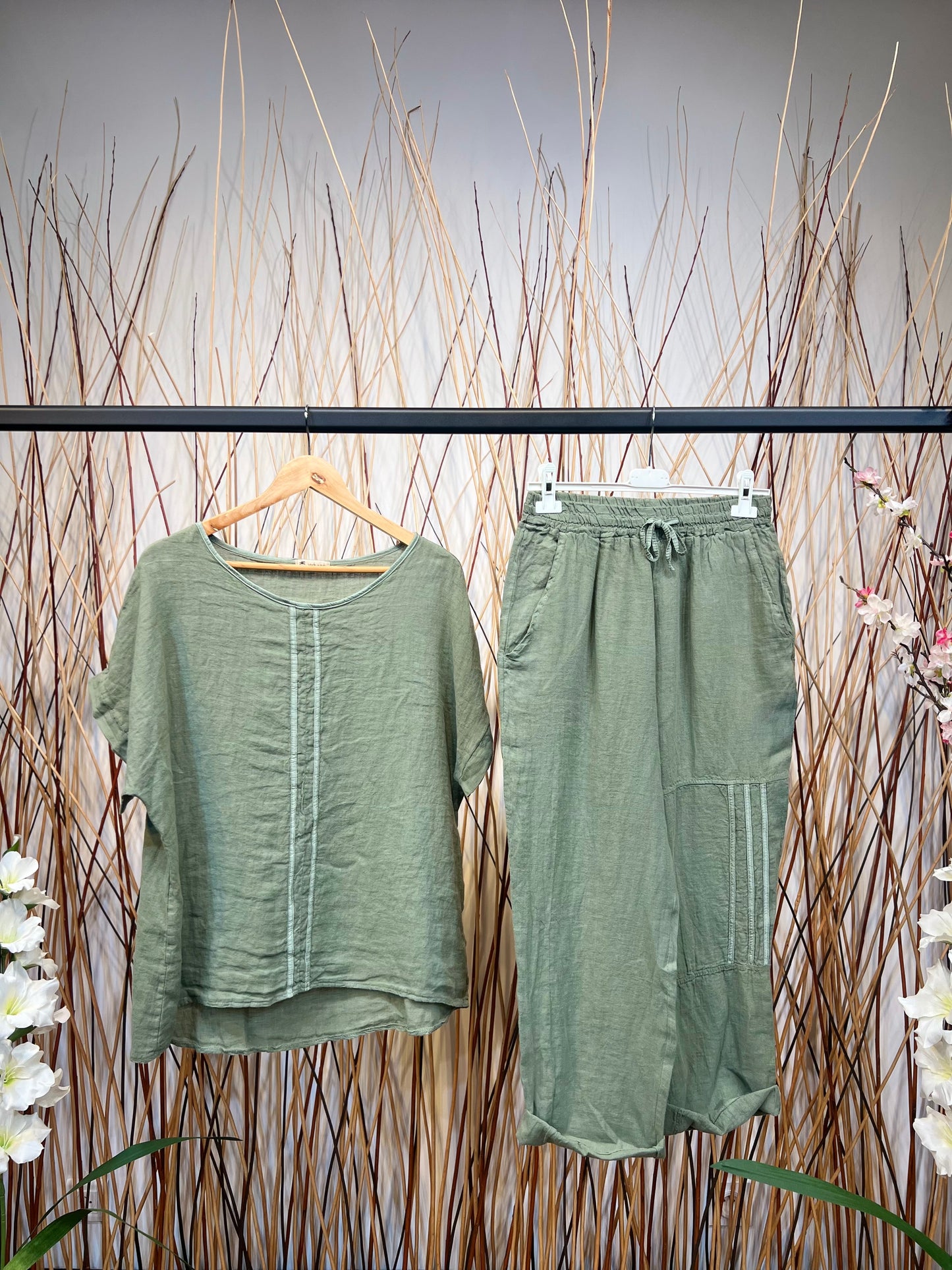 Ensemble Tunique & Pantalon 100% Lin