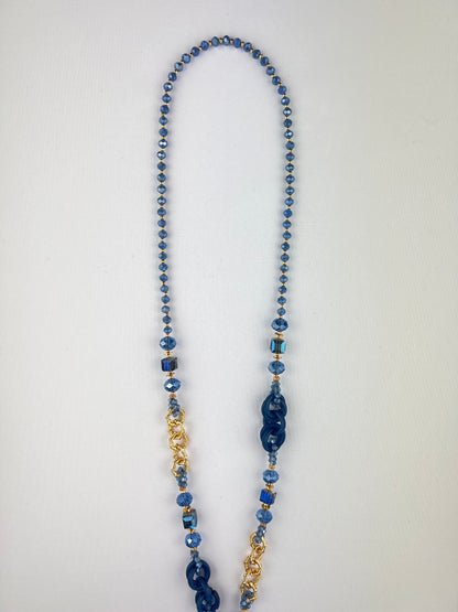 Collier Sautoir Pendentif Arbre de Vie Pampille Et Perles