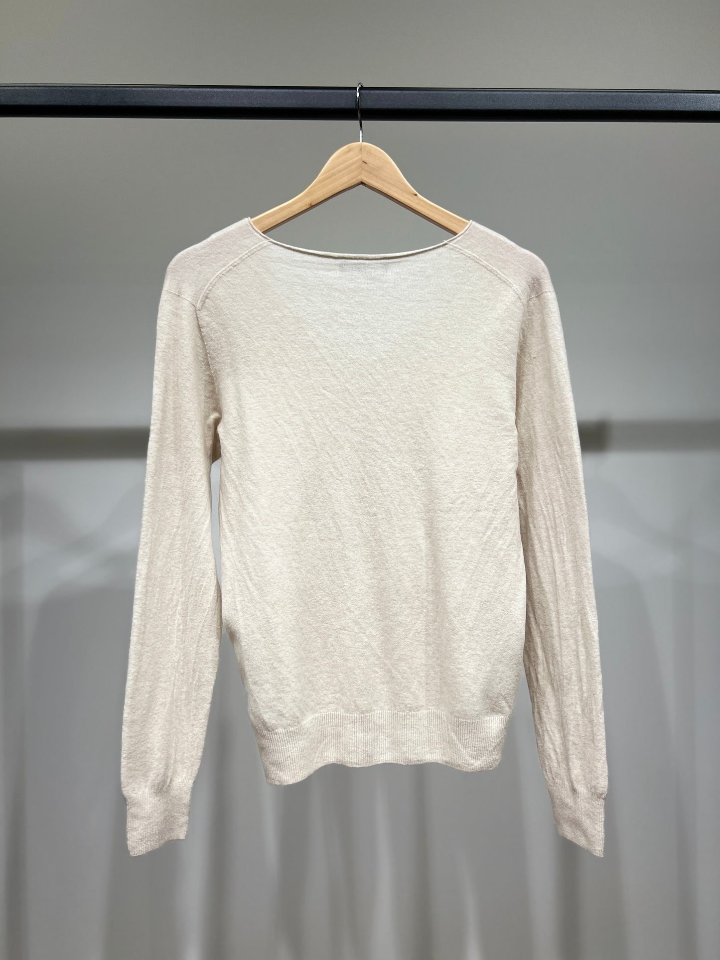 Sous-Pull Col V Avec Laine Nylon Taille Élastique