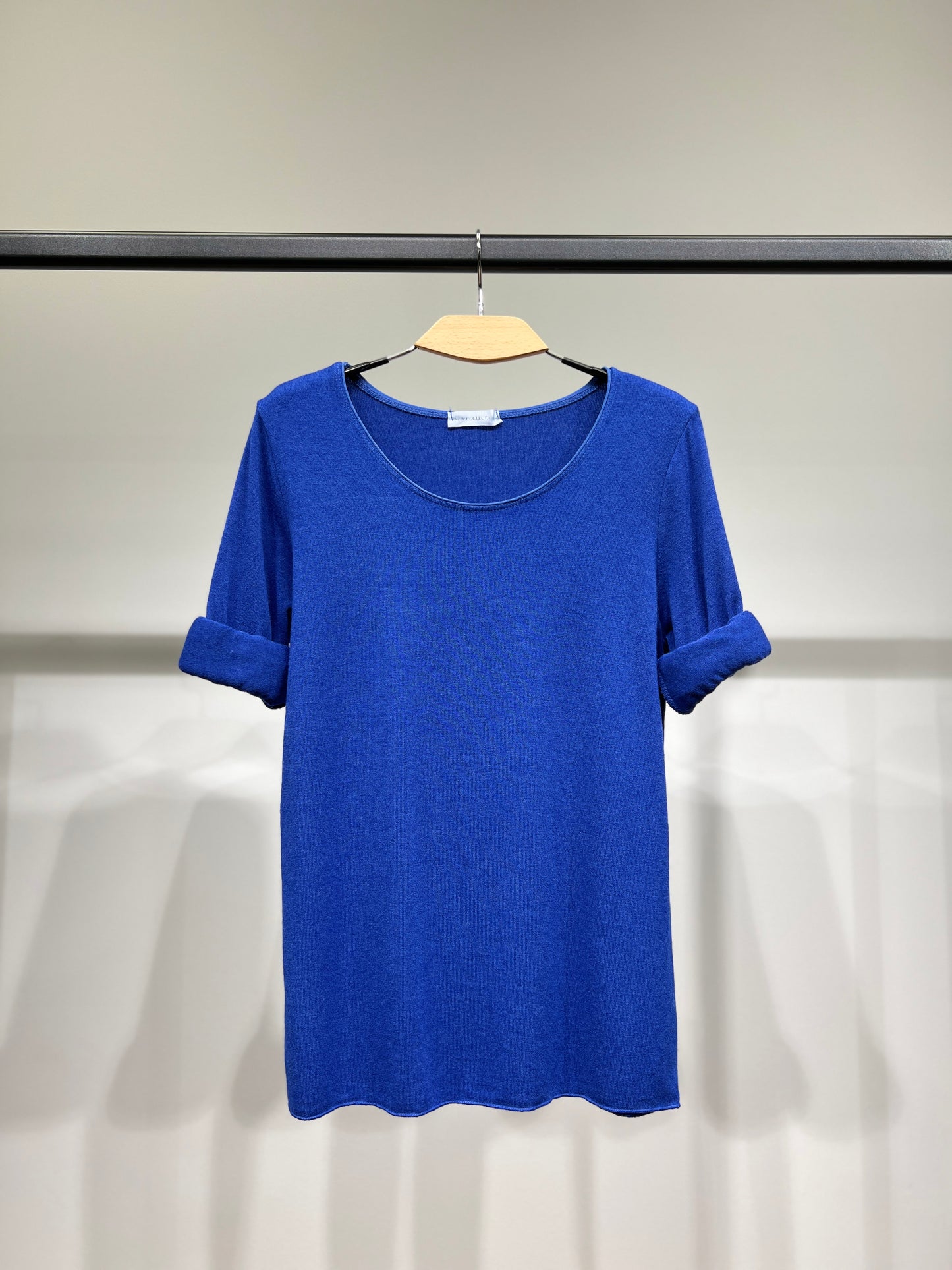 T-Shirt Manche Longue Col Rond 30% Laine 30% Angora