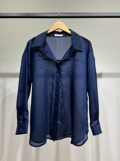 Chemise Légère Simple Confortable Large Satiné 90% Tencel