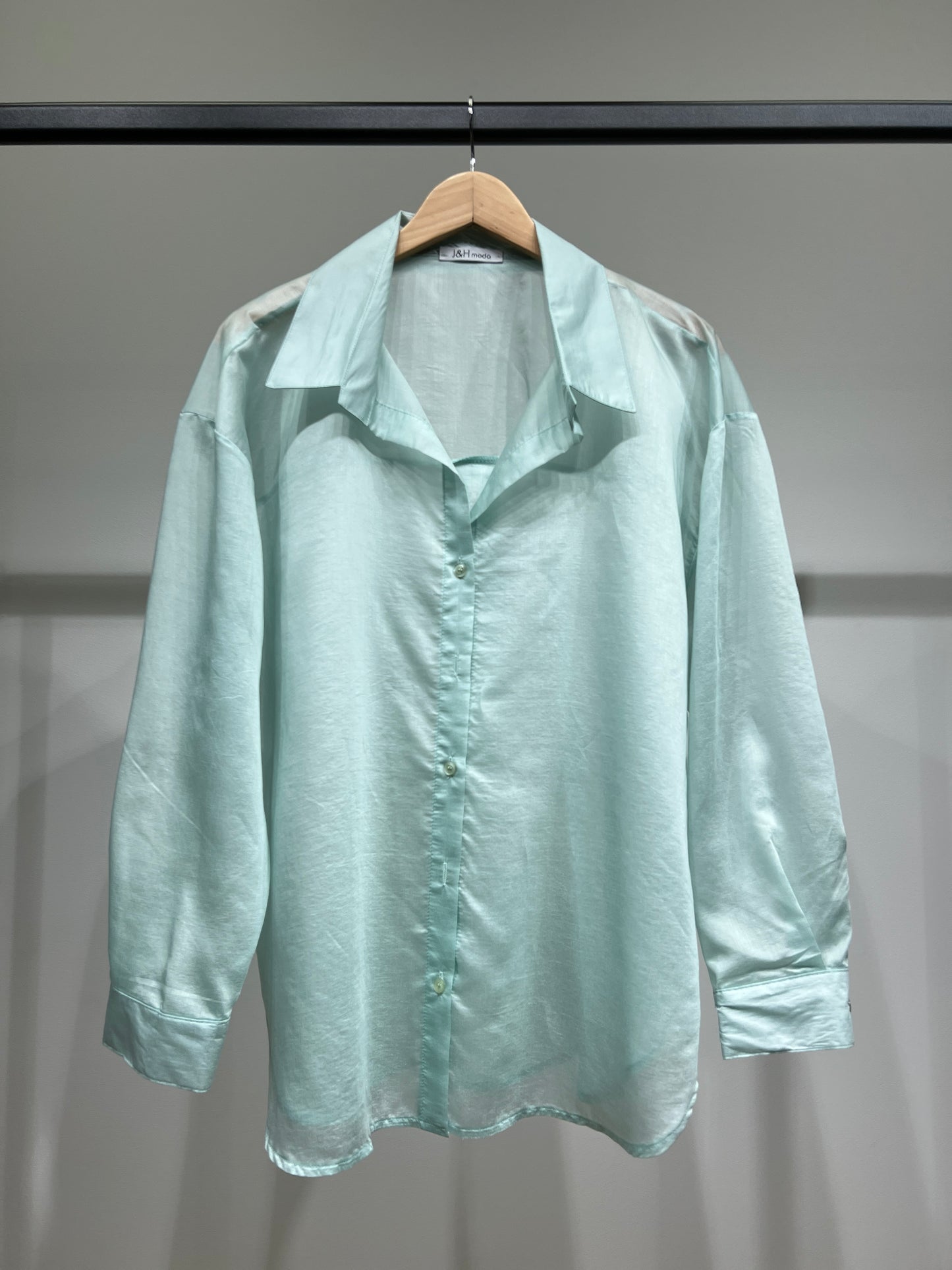 Chemise Légère Simple Confortable Large Satiné 90% Tencel