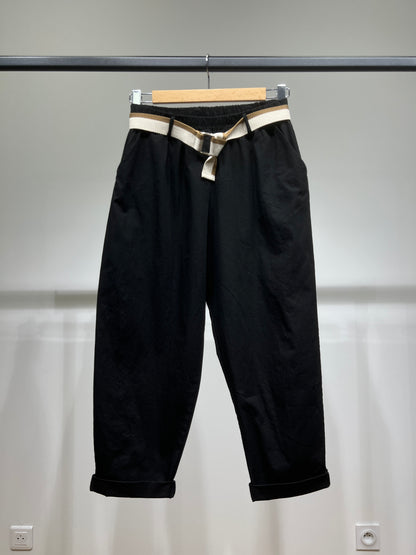 Pantalon Chino Large Coupe Ballon Taille Élastique Ceinture