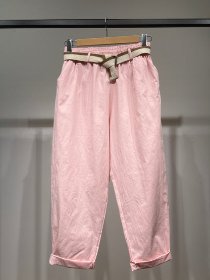 Pantalon Chino Large Coupe Ballon Taille Élastique Ceinture