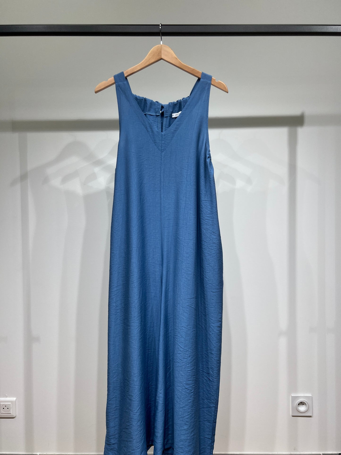 Combinaison Pantalon Fluide Coupe Palazzo Dos à Nouer Poches