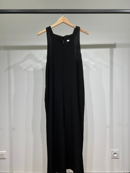Combinaison Pantalon Fluide Coupe Palazzo Dos à Nouer Poches