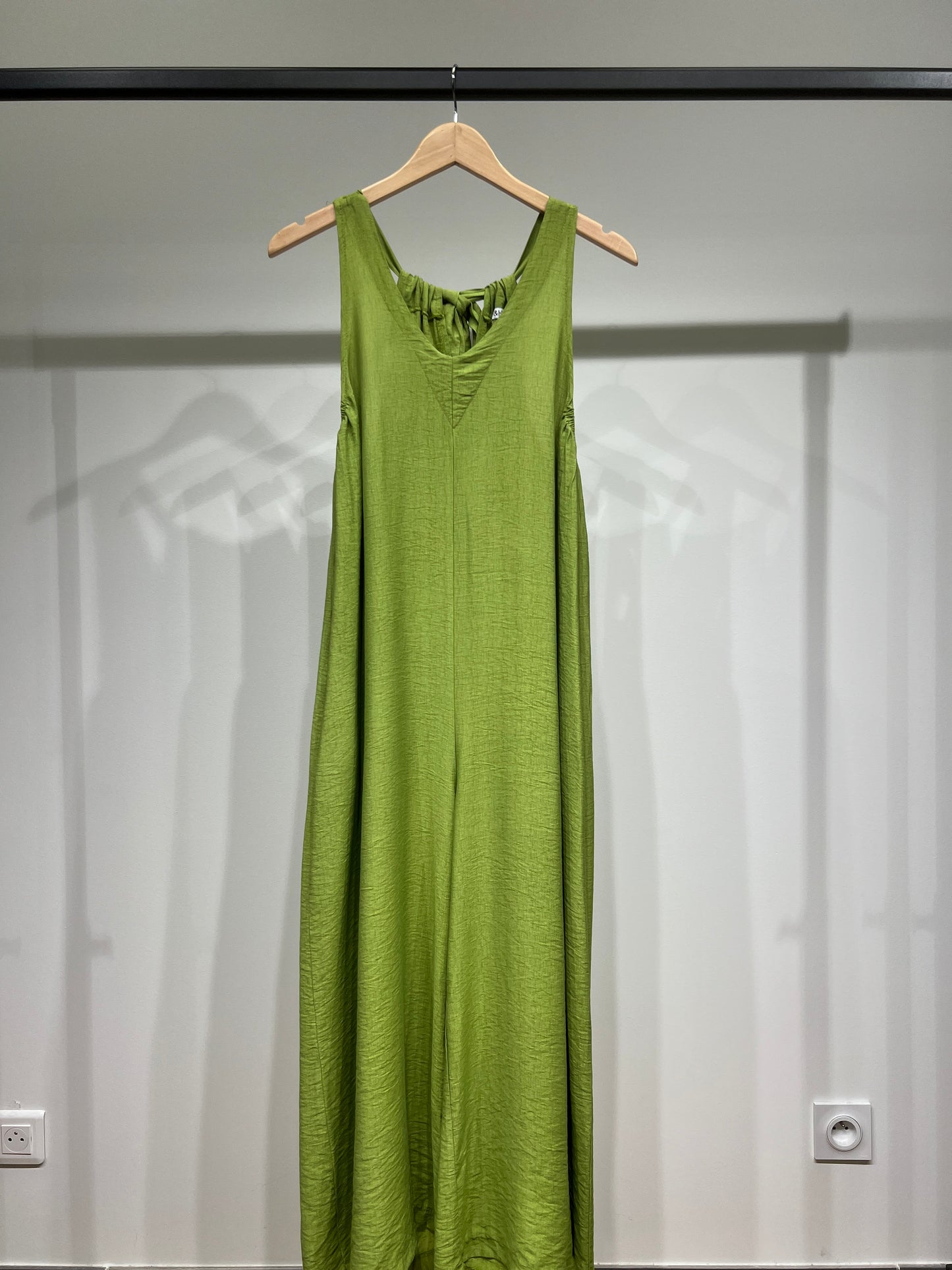 Combinaison Pantalon Fluide Coupe Palazzo Dos à Nouer Poches