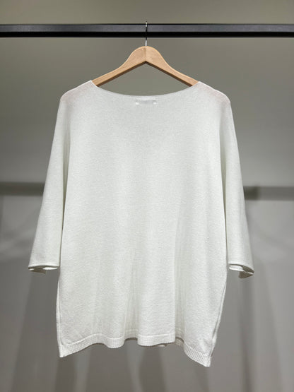 Modal V-Neck Long Sleeve Knit Sweater