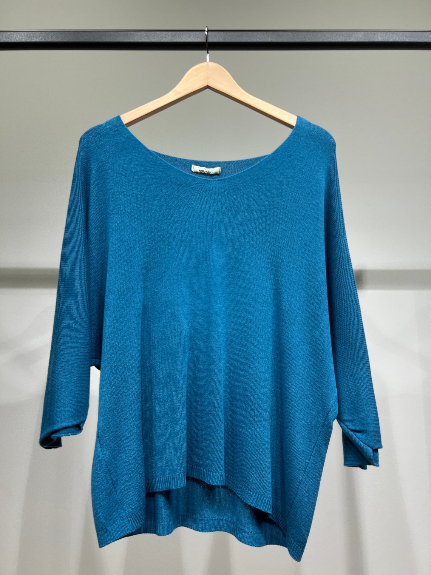 Modal V-Neck Long Sleeve Knit Sweater