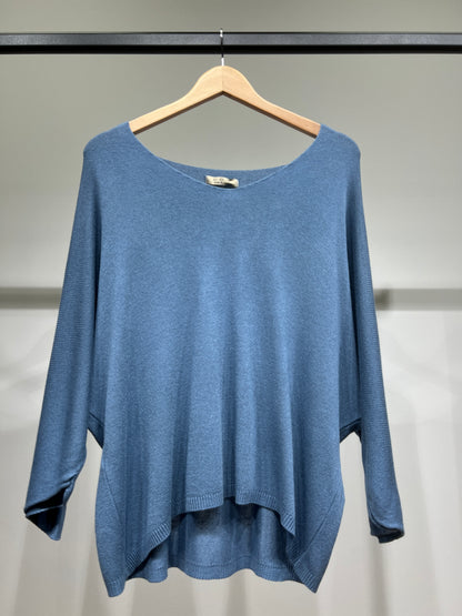 Modal V-Neck Long Sleeve Knit Sweater