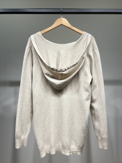 Sweatshirt Poche Kangourou à Capuche Col Châle