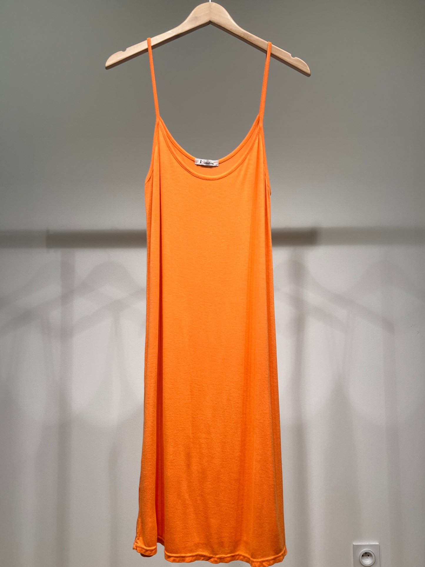 Lightweight Short Tank Dress with Thin Straps, One Size