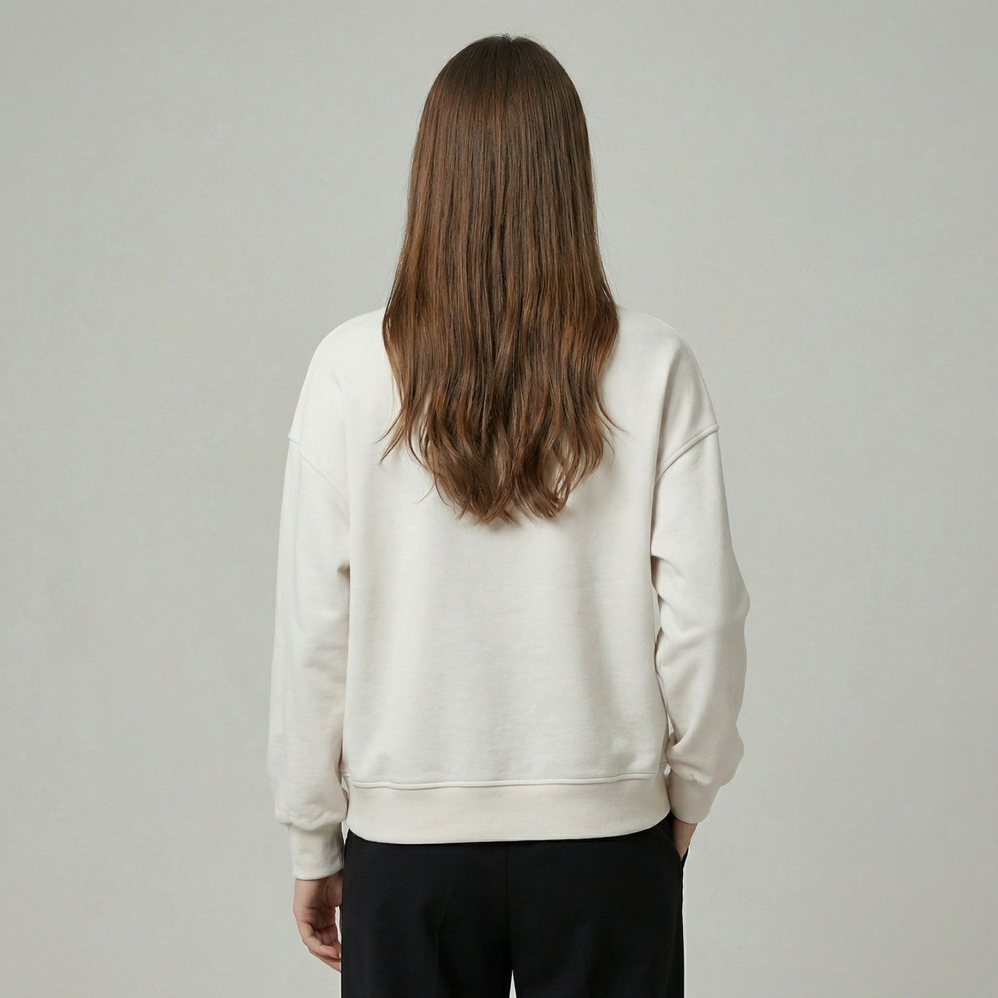 Sweater Large Stretch Confort Broderie Moumoute "Vintage"