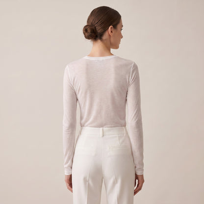 Sous-Pull Confort Discret Manche Longue Col Rond