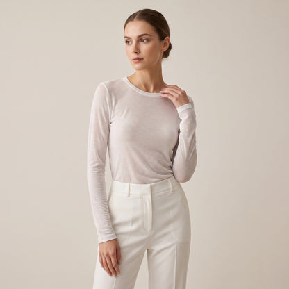 Sous-Pull Confort Discret Manche Longue Col Rond