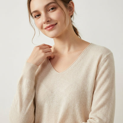 V-Neck Undershirt with Nylon Wool and Elastic Waist