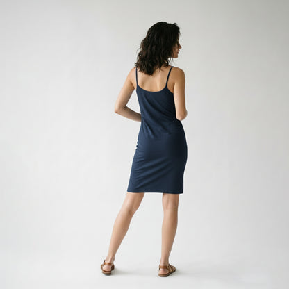Lightweight Short Tank Dress with Thin Straps, One Size