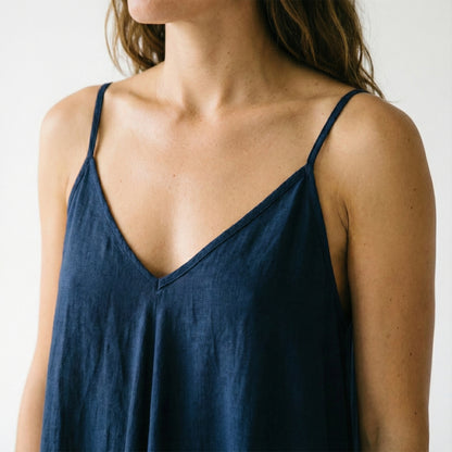 Robe Maxi Bretelle Fine 100% Viscose