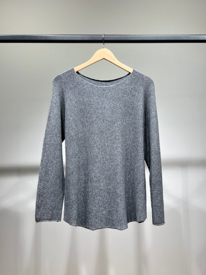 Pull En Maille Manche Longue Col Rond Viscose