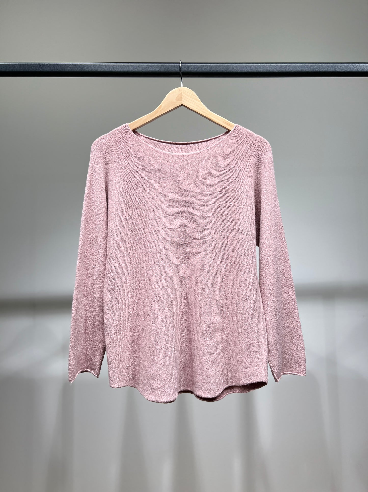 Pull En Maille Manche Longue Col Rond Viscose