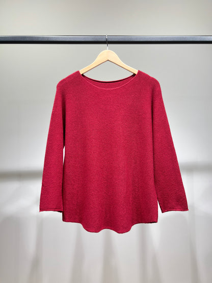 Pull En Maille Manche Longue Col Rond Viscose