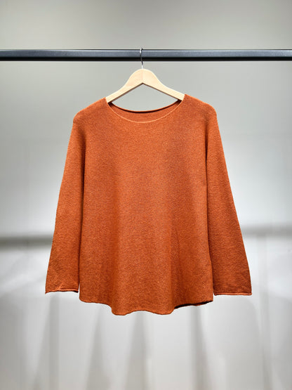 Pull En Maille Manche Longue Col Rond Viscose