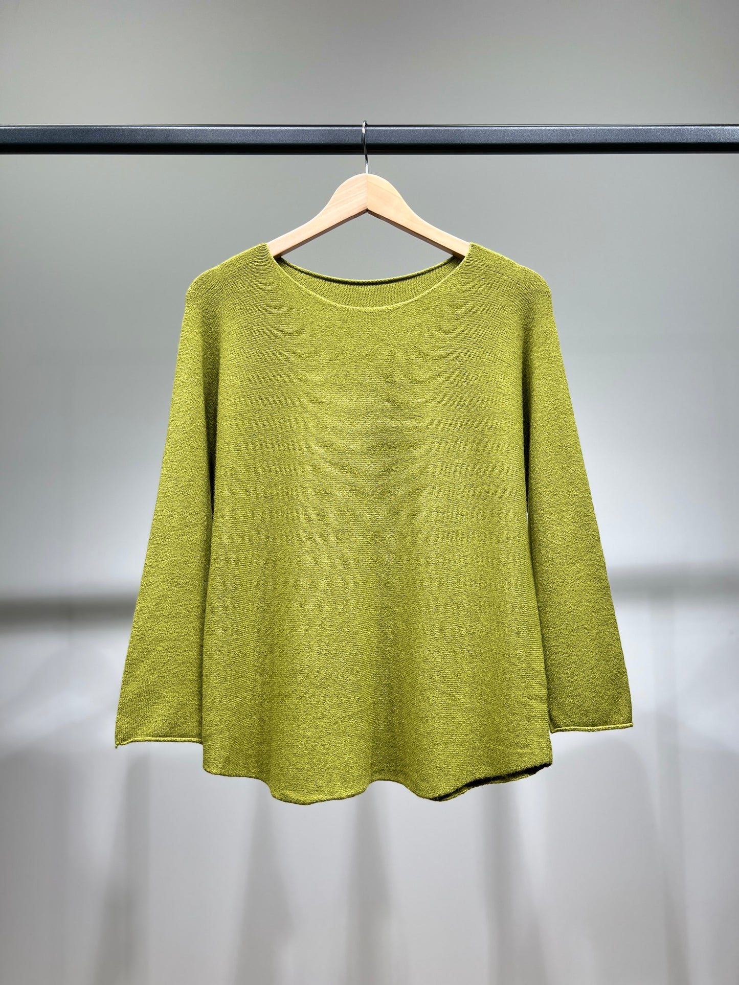 Pull En Maille Manche Longue Col Rond Viscose