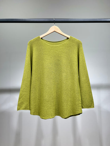 Pull En Maille Manche Longue Col Rond Viscose