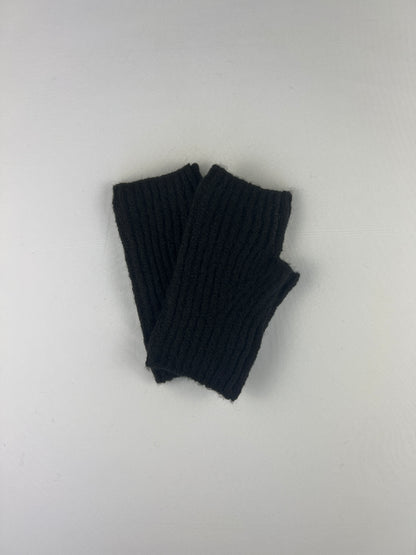 Ensemble Écharpe Bonnet Mitaines Côtelé à Franges 40% Laine