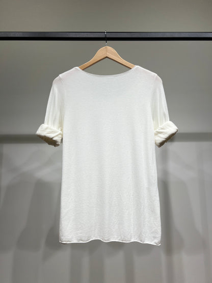 T-Shirt Manche Longue Col Rond 30% Laine 30% Angora