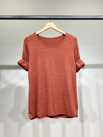 T-Shirt Manche Longue Col Rond 30% Laine 30% Angora