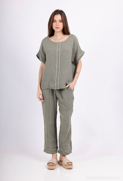 Ensemble Tunique & Pantalon 100% Lin
