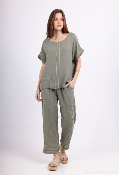 Ensemble Tunique & Pantalon 100% Lin