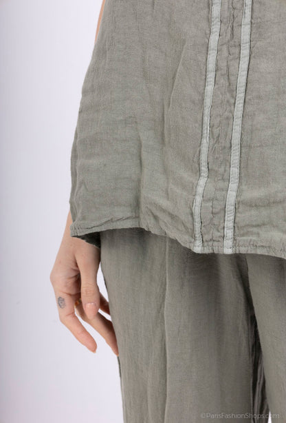 Ensemble Tunique & Pantalon 100% Lin