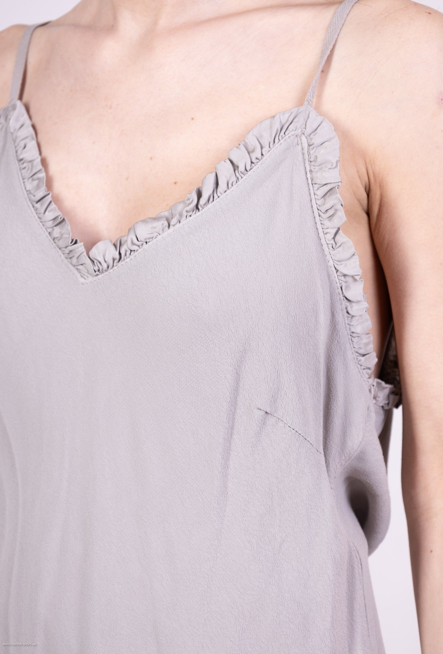 Débardeur Caraco Ajustable à Volants 100% Viscose