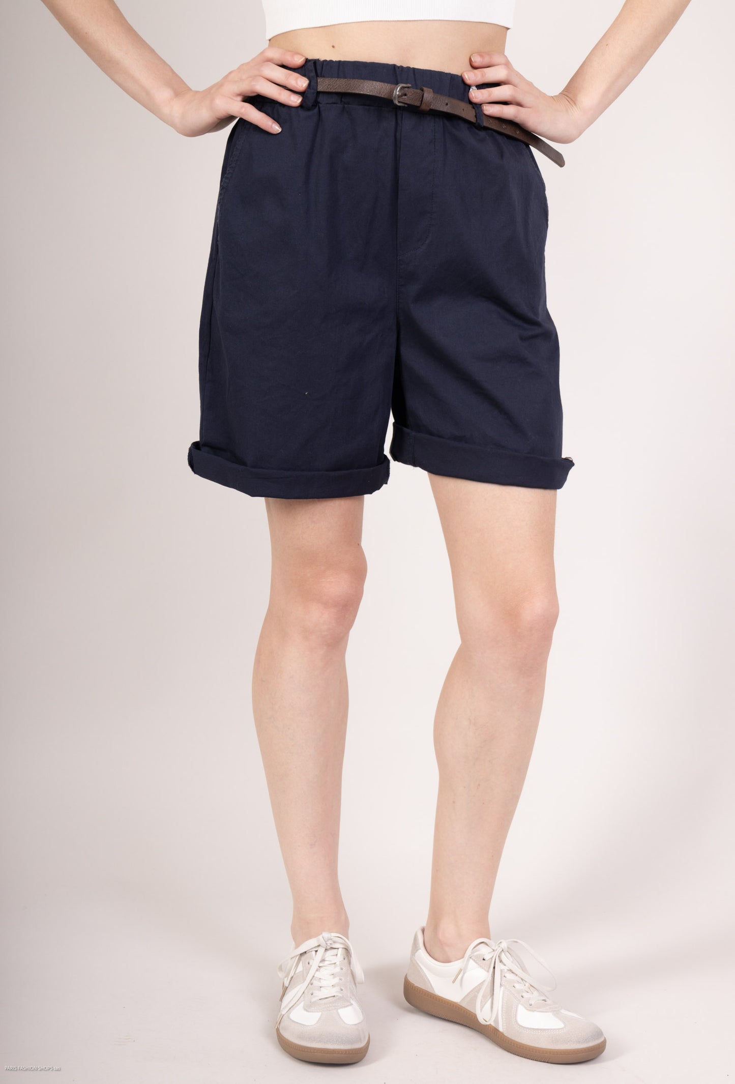 Short Chino Coupe Large  Taillé & Ceinture