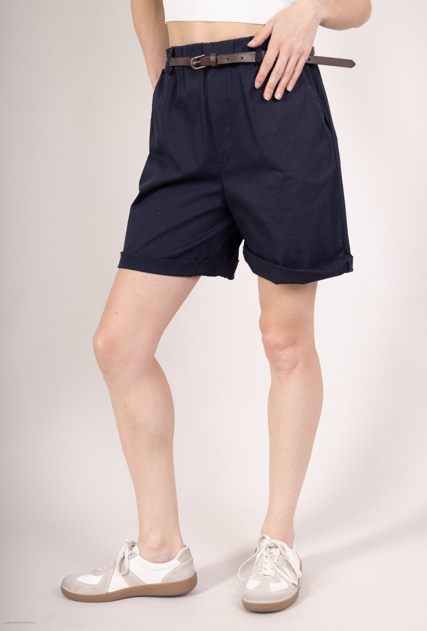 Short Chino Coupe Large  Taillé & Ceinture