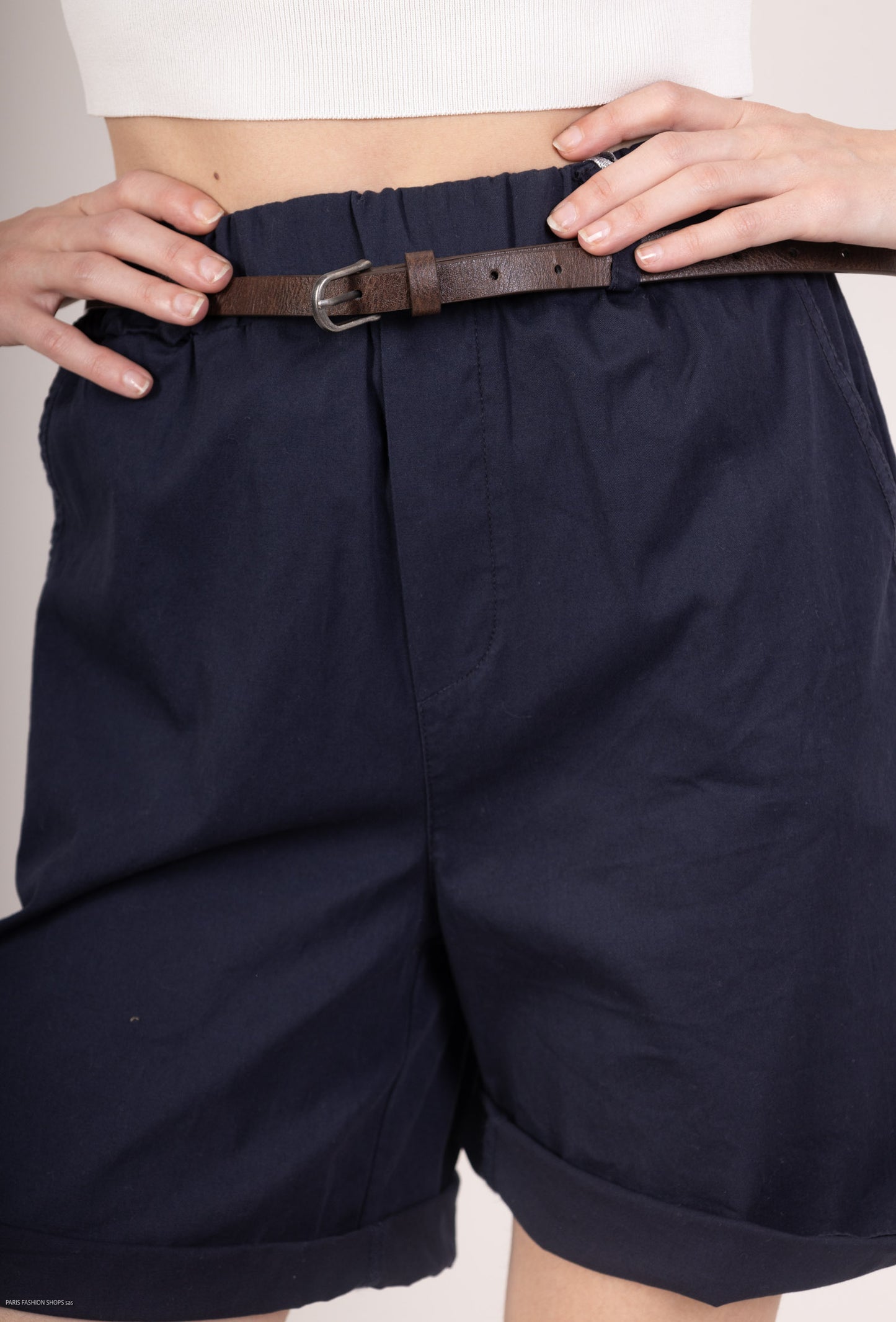 Short Chino Coupe Large  Taillé & Ceinture