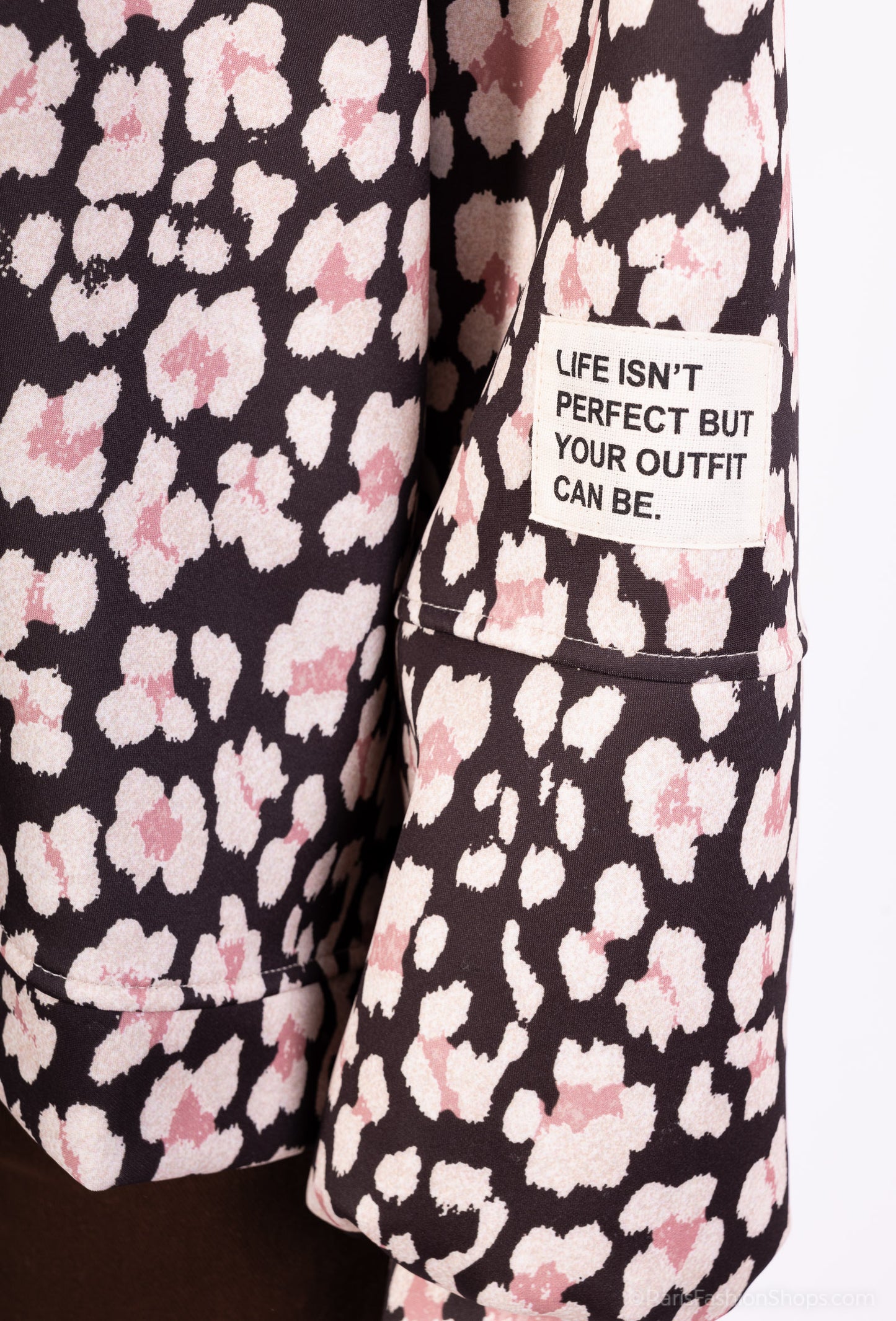 Sweat Large Stretch Col Rond Confort Motif Fleuri